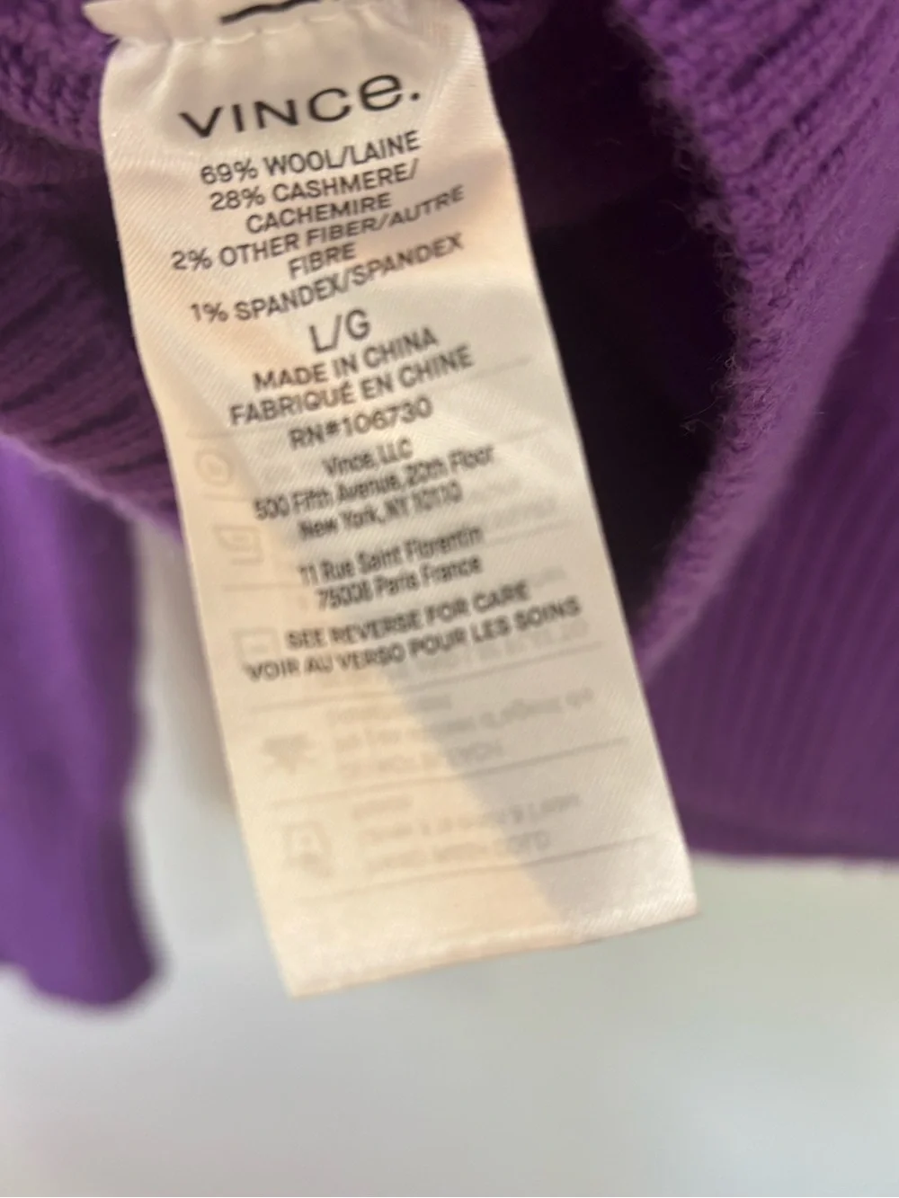 Vince wool cashmere